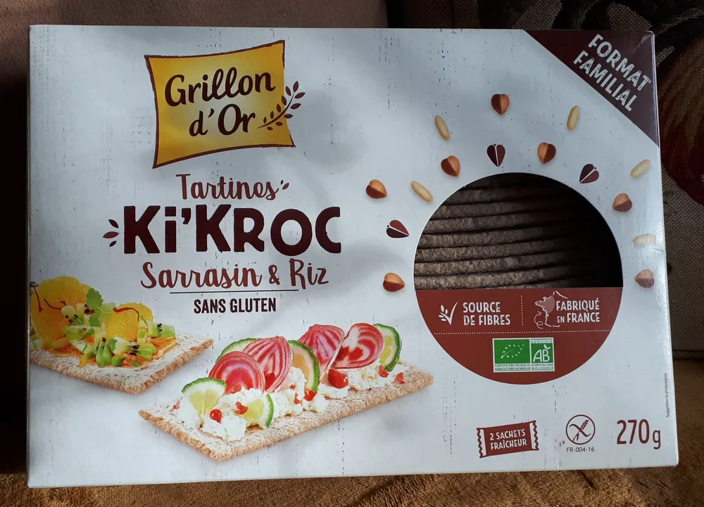 Tartines Ki'Kroc sarrasin