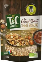 Le croustillant seigle praliné