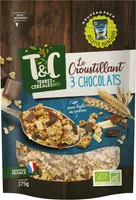 Le croustillant 3 chocolats