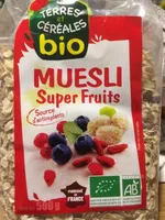Muesli super fruits bio TERRE ET CEREALES