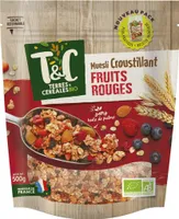 Muesli croustillant fruits rouges