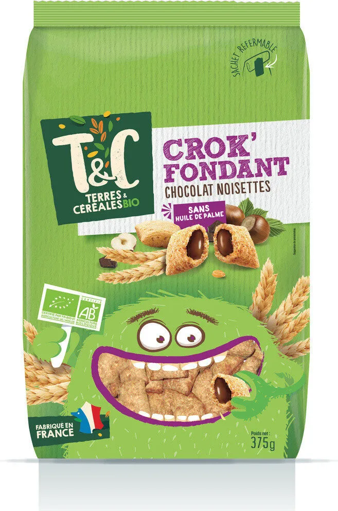 Crok'fondant chocolat noisettes