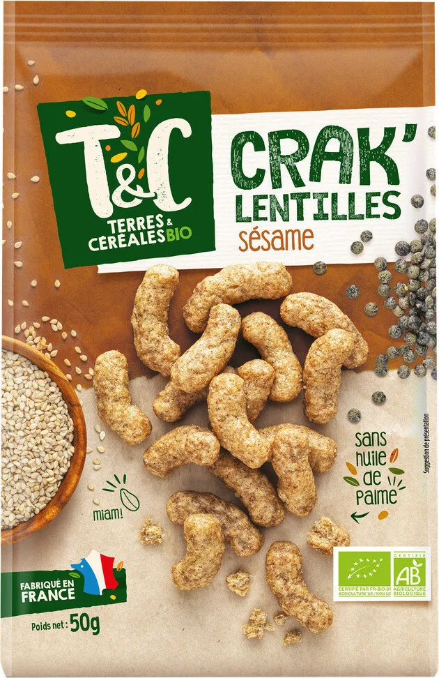 Crak'lentilles sésame