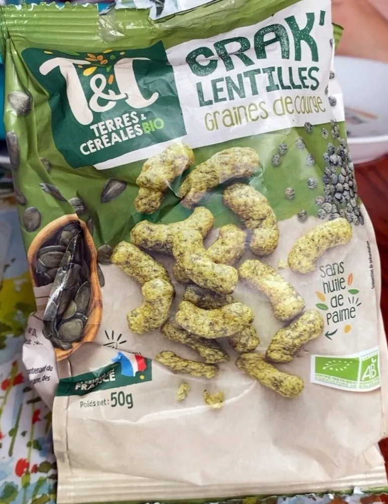 Crak’ lentilles graines de courge