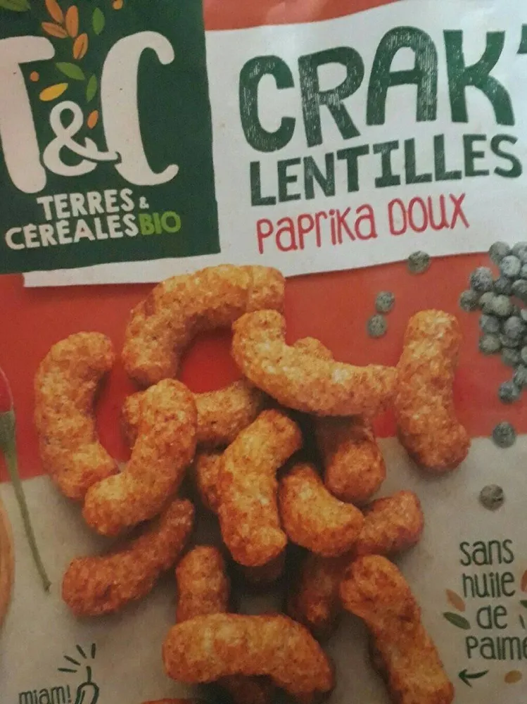 Crak'lentilles paprika doux