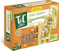 Tartines craquantes légumineuses