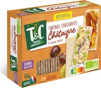 Tartines craquantes châtaigne