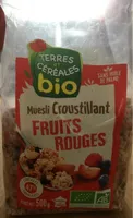 Muesli croustillant fruits rouges