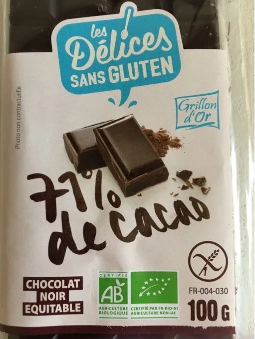 Chocolat Noir 71% - 100G - Grillon D'or (Céréco)