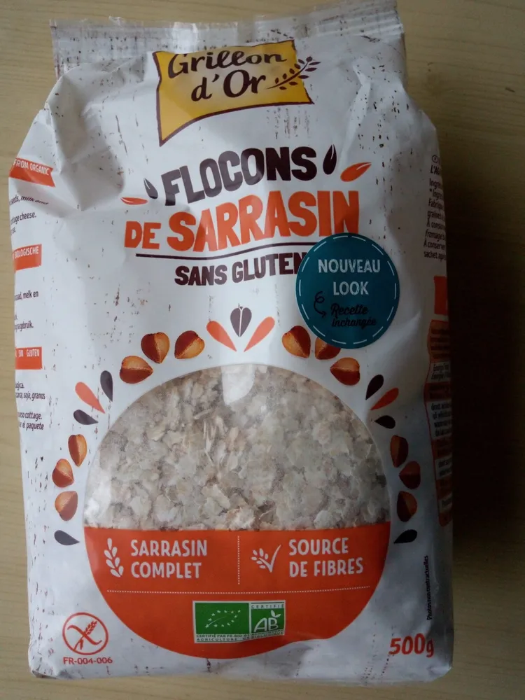 Flocons de sarrasin sans gluten