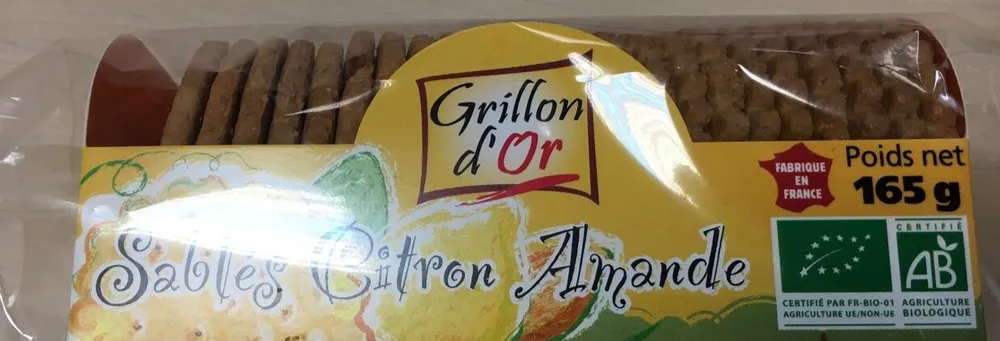 Sablés Citron Amande