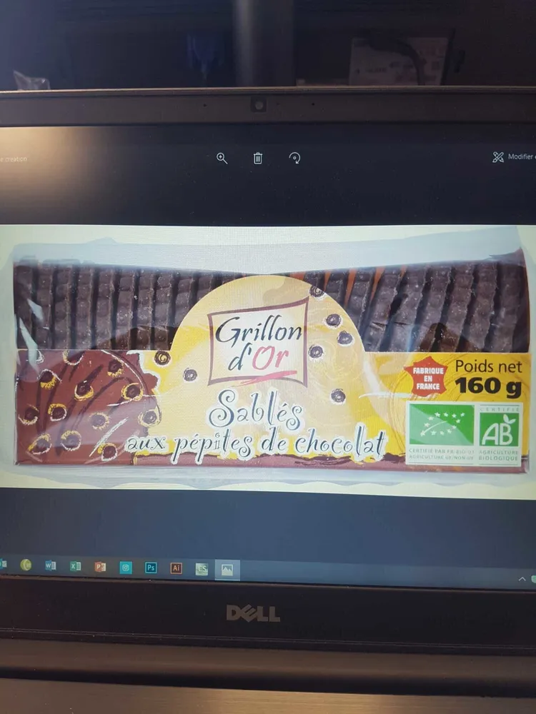 Sablés aux pépites de chocolat