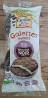 Galettes de riz chocolat noir