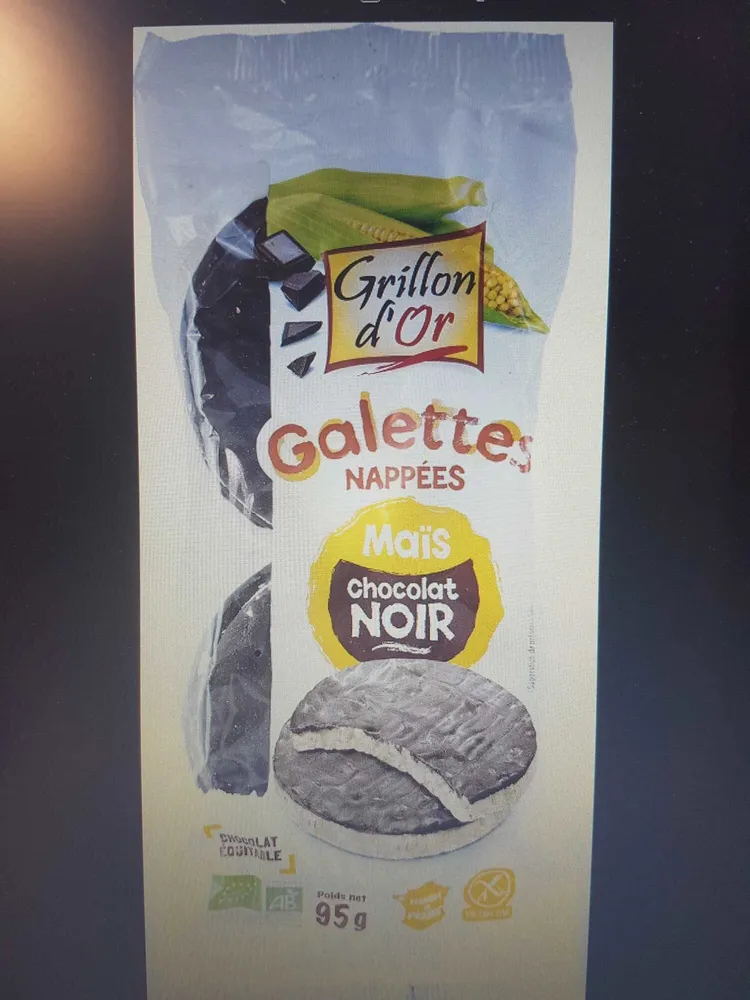 Galettes Maïs Nappées Chocolat Noir (95 GR)