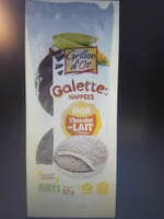 Galette nappées maïs chocolat au lait
