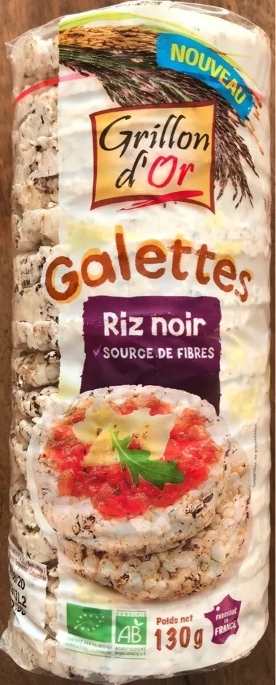 Galettes de riz noir