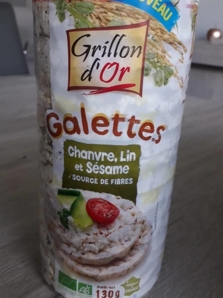 Galettes chanvres lin et sesame