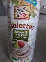 Galettes chanvres lin et sesame