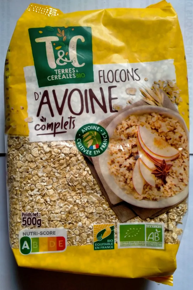 Flocons d'avoine complets