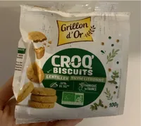 Croq’ biscuits lentilles thym citronné