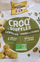 Croq'soufflé lentilles graines de courge