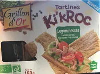 Tartines ki'kroc légumineuses