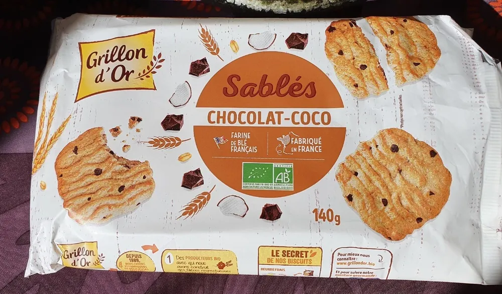 Sablé Chocolat-coco