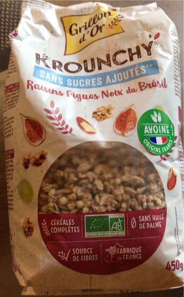 Krounchy raisins figues noix du Brésil