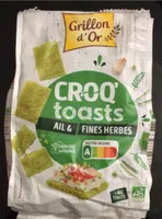 Croq’toasts ail & fines herbed
