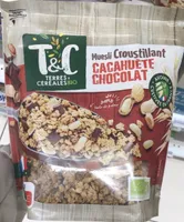 Muesli croustillant cacahuète chocolat