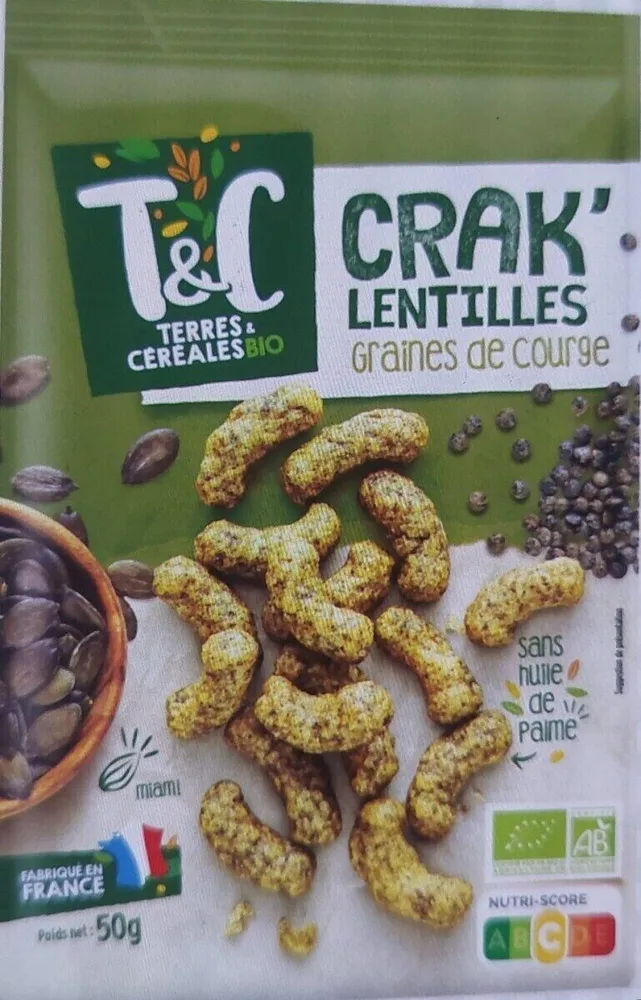 CRAK'LENTILLES Graines de courge