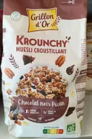 Krounchy Müesli croustillant chocolat noir pécan