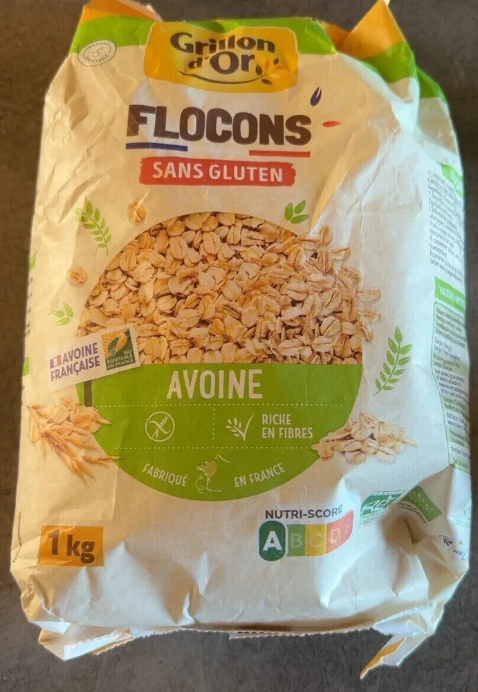 Flocon d’avoine sans gluten