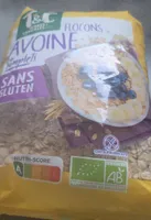 Gluten-free cereal flakes from organic farming