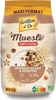 Muesli SANS GLUTEN CHOCOLAT AU LAIT & NOISETTES