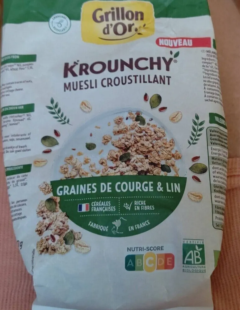 Krounchy müesli croustillant