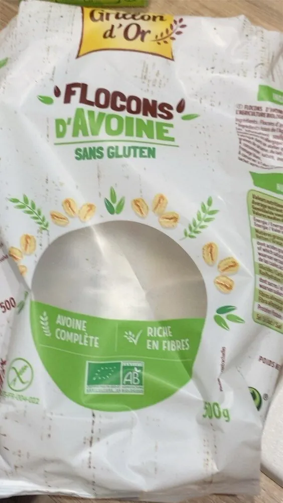 Flocons d’avoine sans gluten
