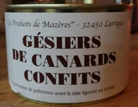 Gésier de canard confit