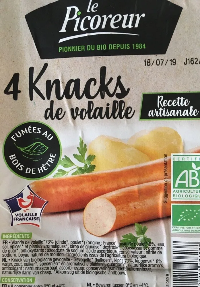 4 Knacks de volaille