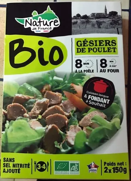 Gésiers de Poulet Bio