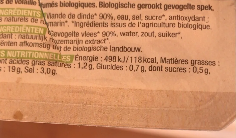 Lardon de volaille