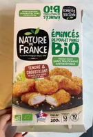 Emincés de poulet panés BIO