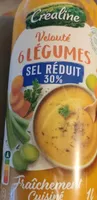 Créaline velouté 6 légumes sel réduit 30