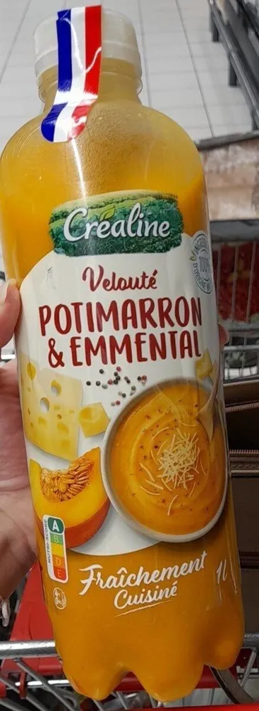 Velouté potimarron et emmental