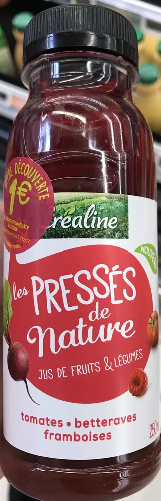 Les Pressés de Nature Tomates + Betteraves + Framboises