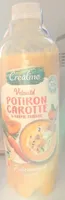 Velouté potiron carotte et crème fraîche