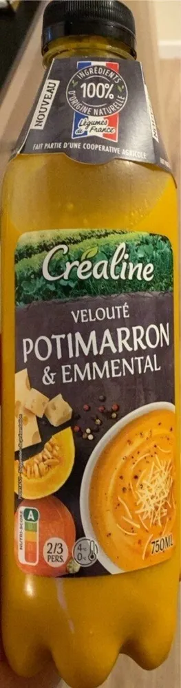 Velouté potimarron et emmental