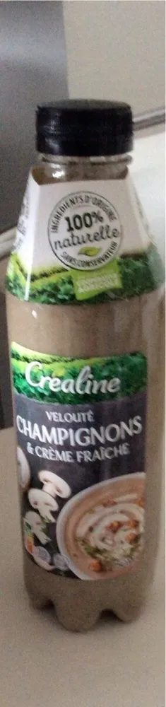 Velouté champignons et crème fraîche