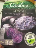 Ecrasé de pomme de terre vitelotte