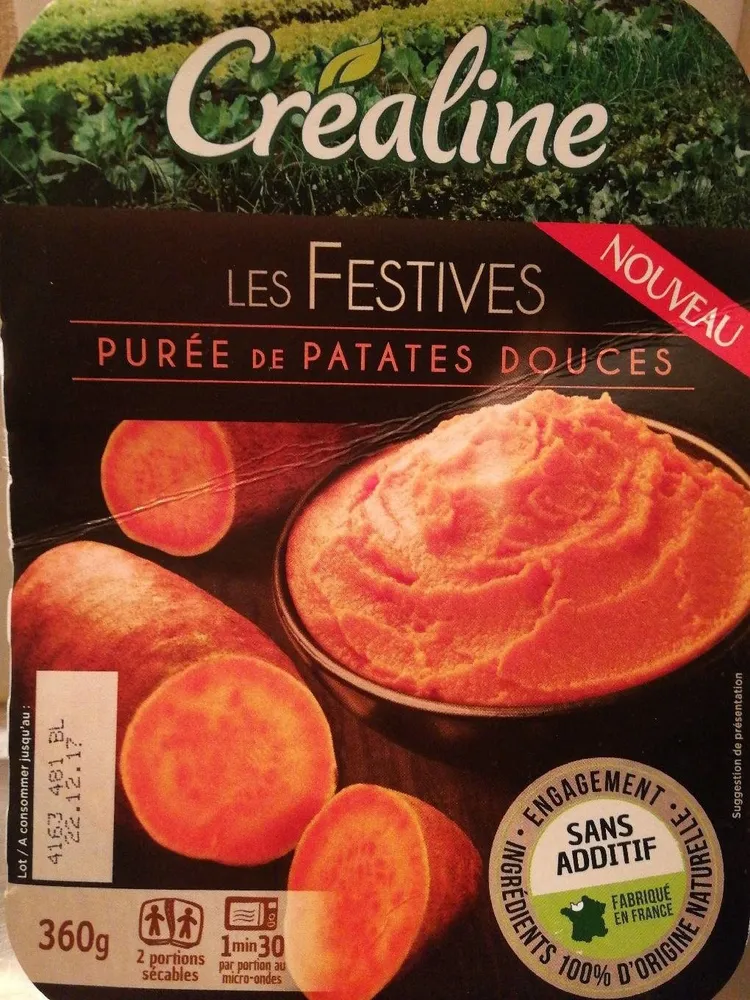 écrasé de Patates Douces